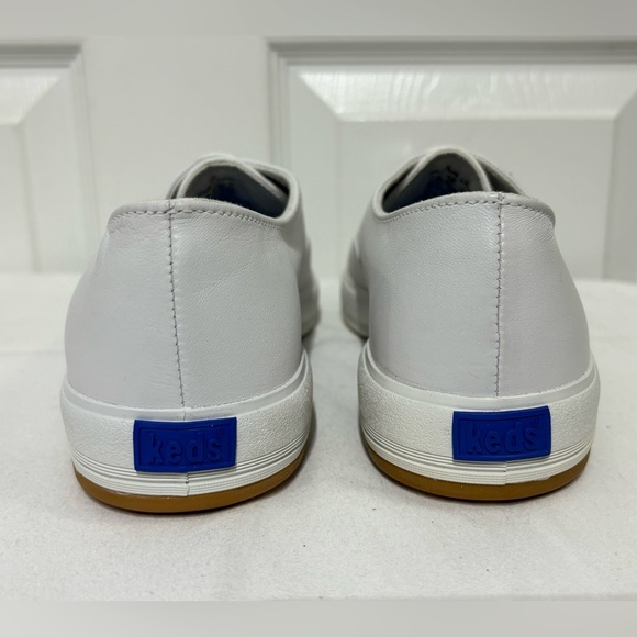 Keds White Leather Slip-On Sneakers - Picture 4 of 8